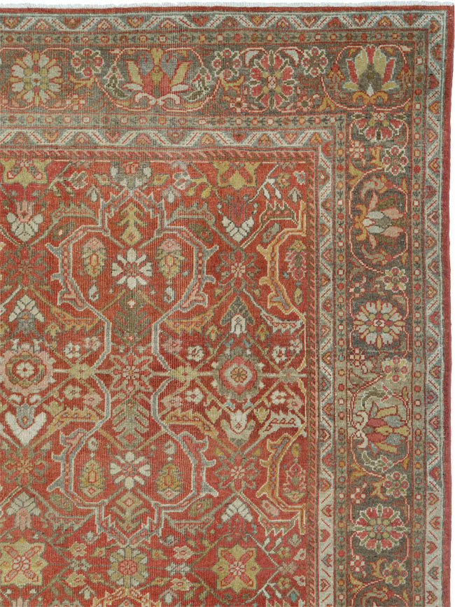 Antique Persian Mahal Carpet, No.24962 - Gsblank