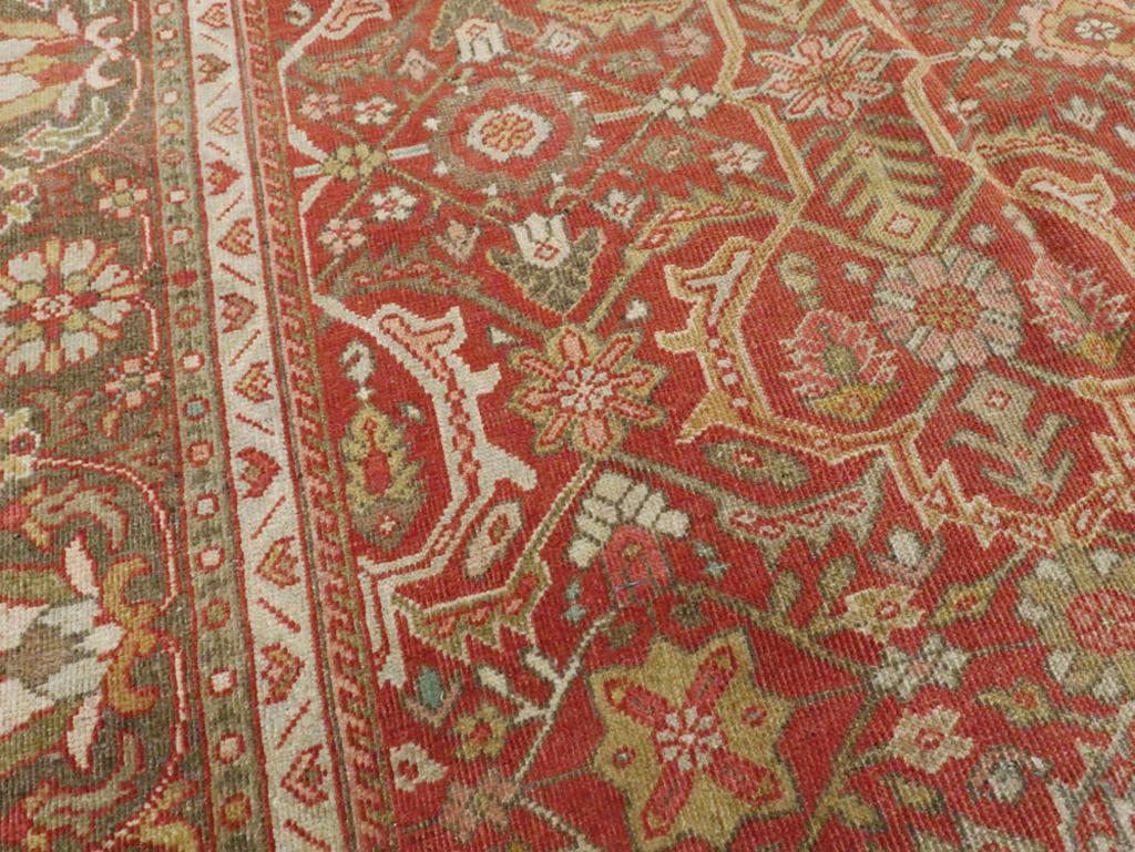 Antique Persian Mahal Carpet, No.24962 - Gsblank