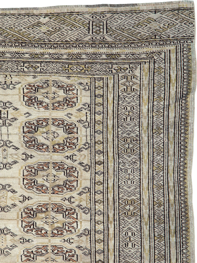 Vintage Central Asian Turkoman Rug, No.24963 - Gsblank