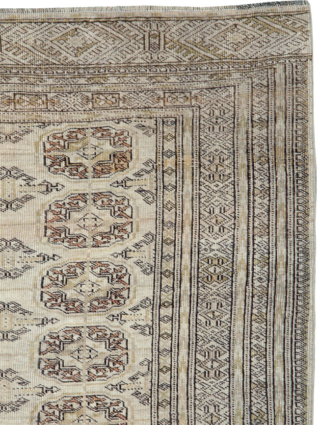Vintage Central Asian Turkoman Rug, No.24963 - Gsblank