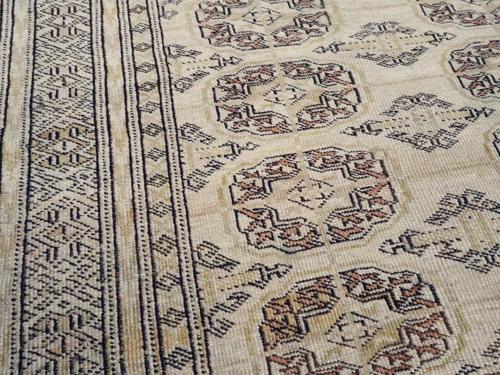 Vintage Central Asian Turkoman Rug, No.24963 - Gsblank
