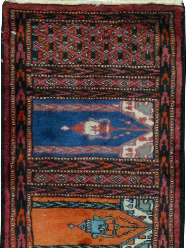 Vintage Turkoman Rug, No.24987 - Gsblank