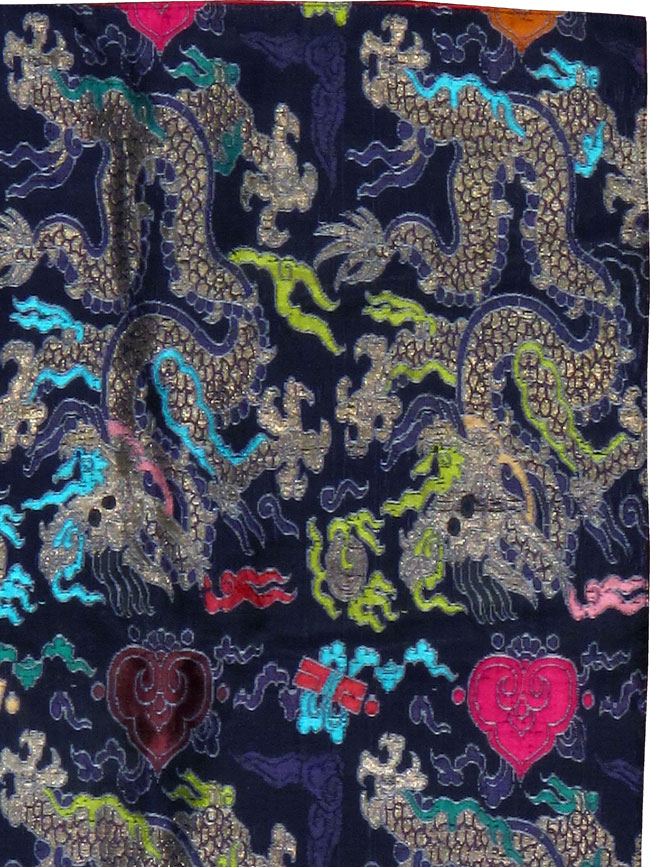 Burmese High Relief Richly Embroidered Tapestry, No.24992 - Gsblank