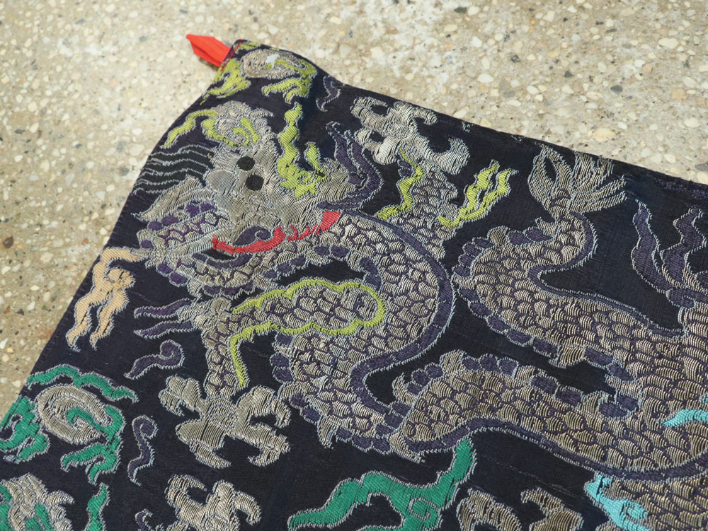 Burmese High Relief Richly Embroidered Tapestry, No.24992 - Gsblank