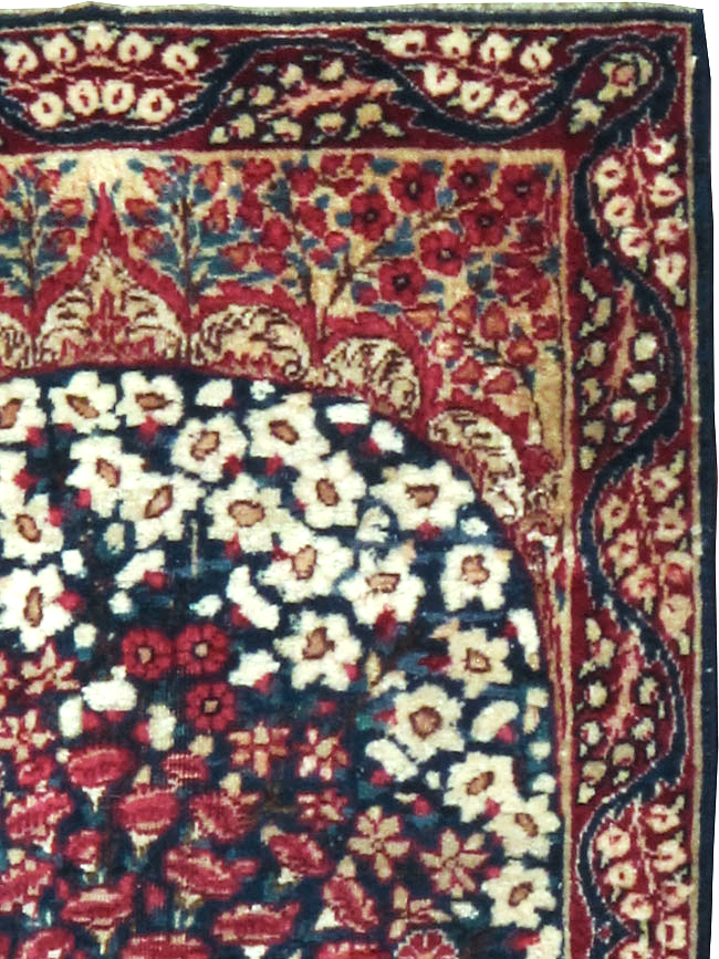 Antique Persian Lavar Kerman Rug, No.24995 - Gsblank
