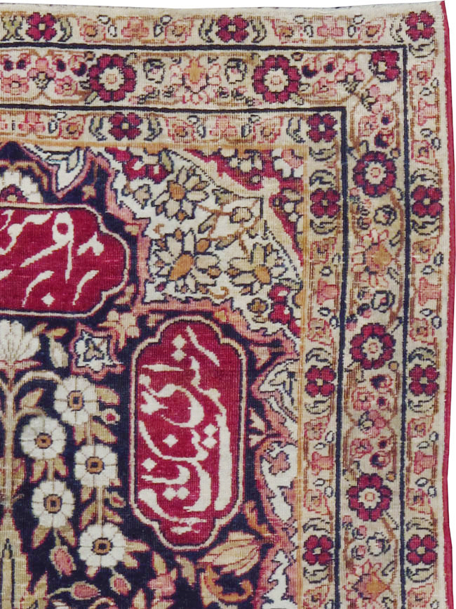 Antique Persian Lavar Kerman Rug, No.24996 - Gsblank