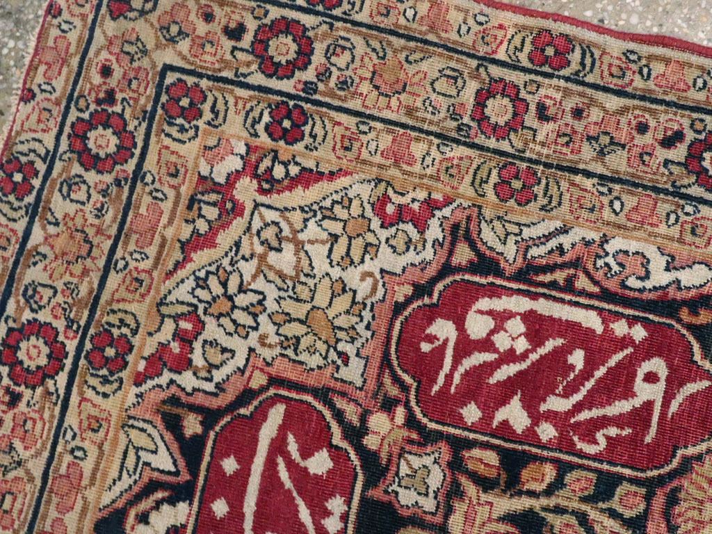 Antique Persian Lavar Kerman Rug, No.24996 - Gsblank