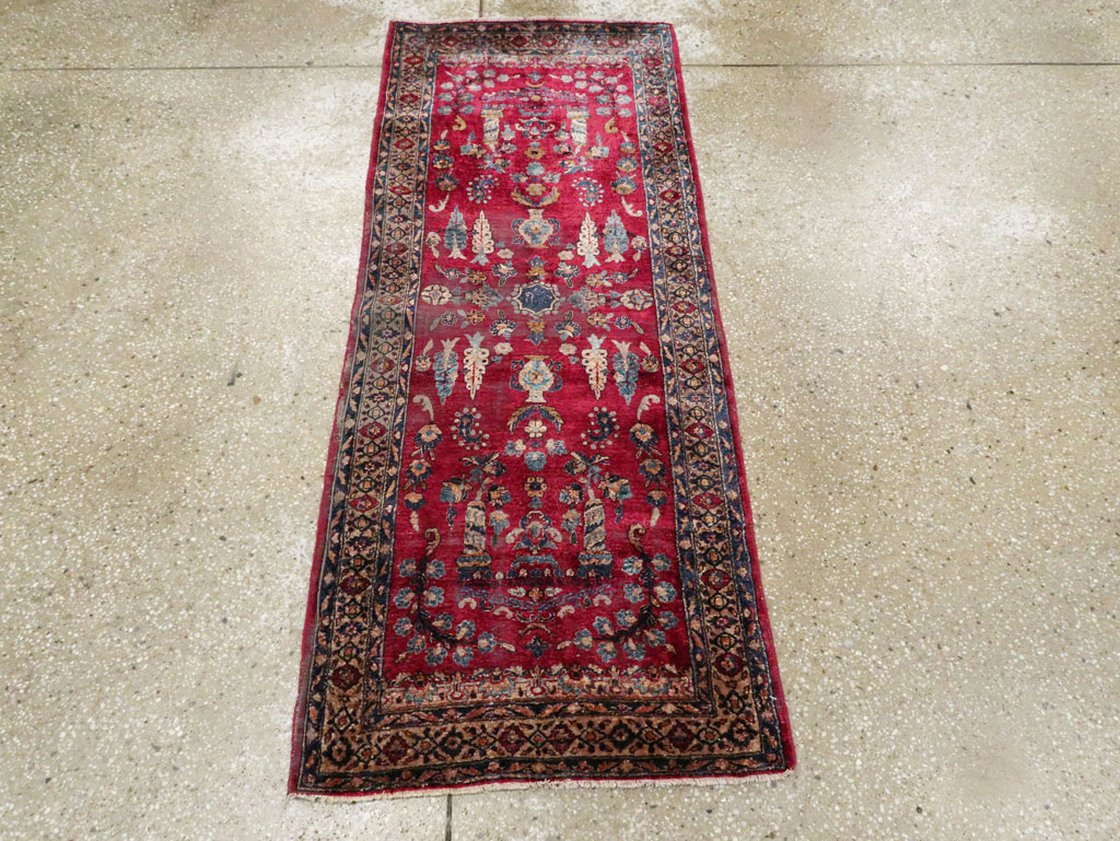 Antique Persian Silk Kashan Rug, No.24997 - Gsblank