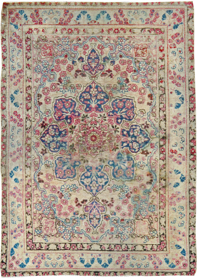 Antique Persian Lavar Kerman Rug, No.25007 - Gsblank