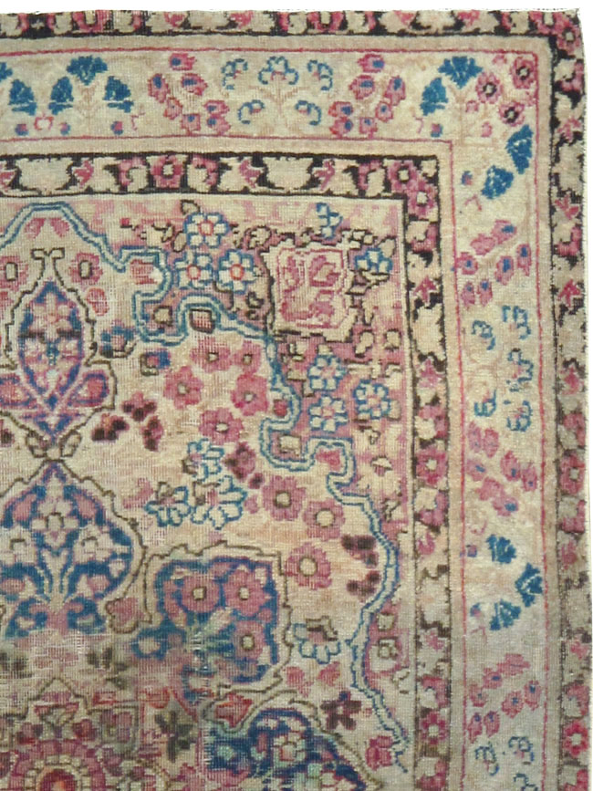Antique Persian Lavar Kerman Rug, No.25007 - Gsblank