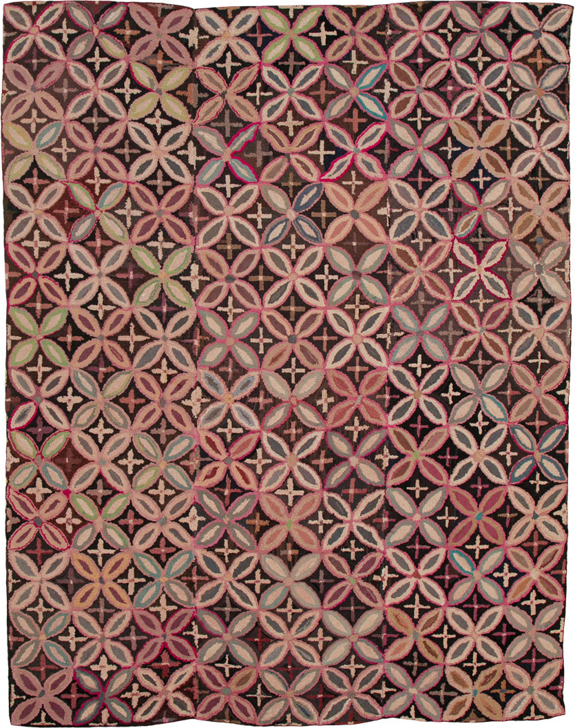Antique American Hook Rug, No.25033 - Gsblank