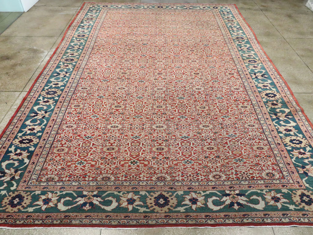 Antique Persian Mahal Large Carpet, No.25039 - Gsblank