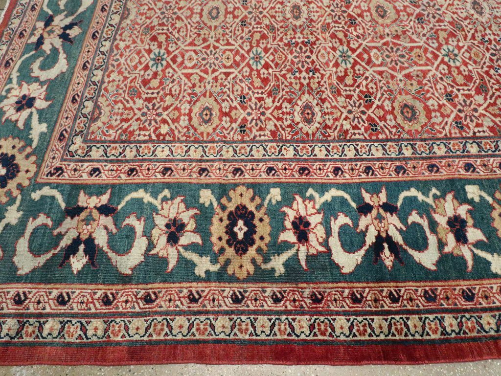 Antique Persian Mahal Large Carpet, No.25039 - Gsblank