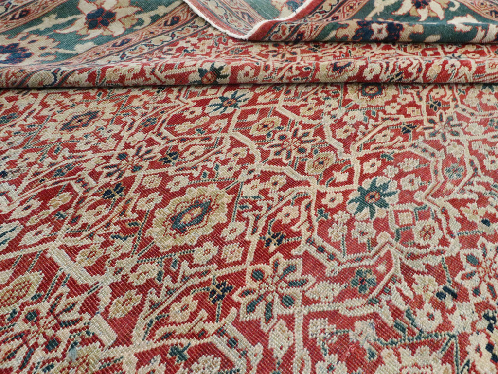 Antique Persian Mahal Large Carpet, No.25039 - Gsblank