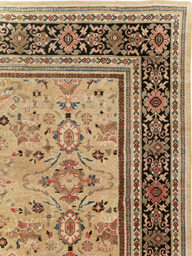 Antique Persian Mahal Room Size Carpet, No.25058 - Gsblank