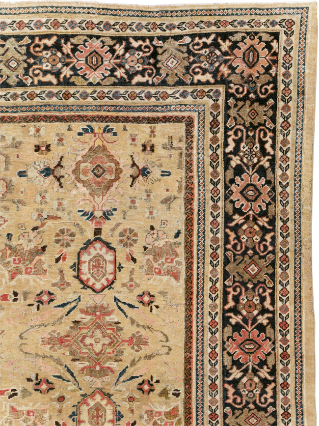 Antique Persian Mahal Room Size Carpet, No.25058 - Gsblank
