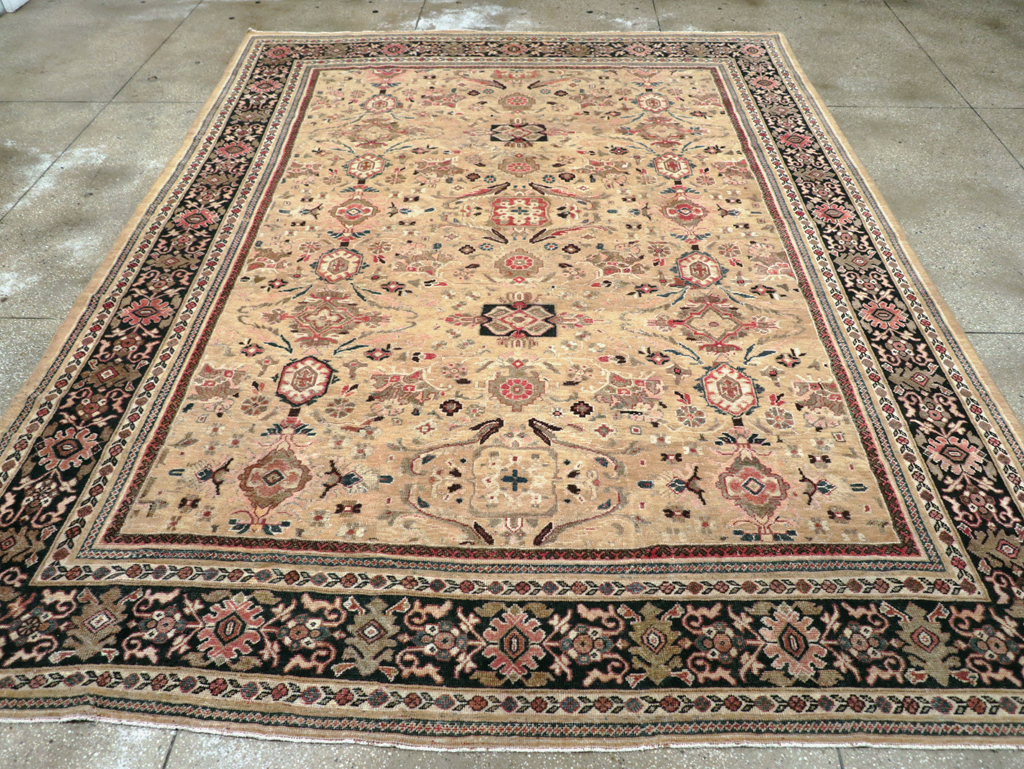 Antique Persian Mahal Room Size Carpet, No.25058 - Gsblank