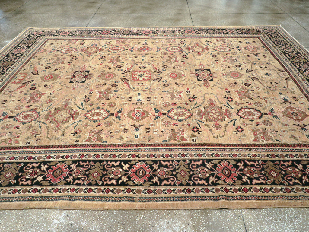 Antique Persian Mahal Room Size Carpet, No.25058 - Gsblank
