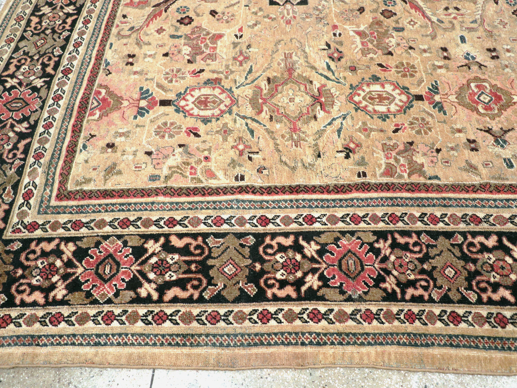 Antique Persian Mahal Room Size Carpet, No.25058 - Gsblank