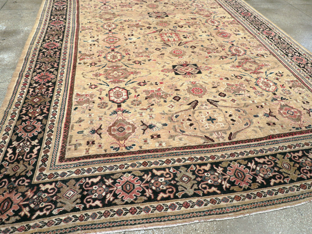 Antique Persian Mahal Room Size Carpet, No.25058 - Gsblank