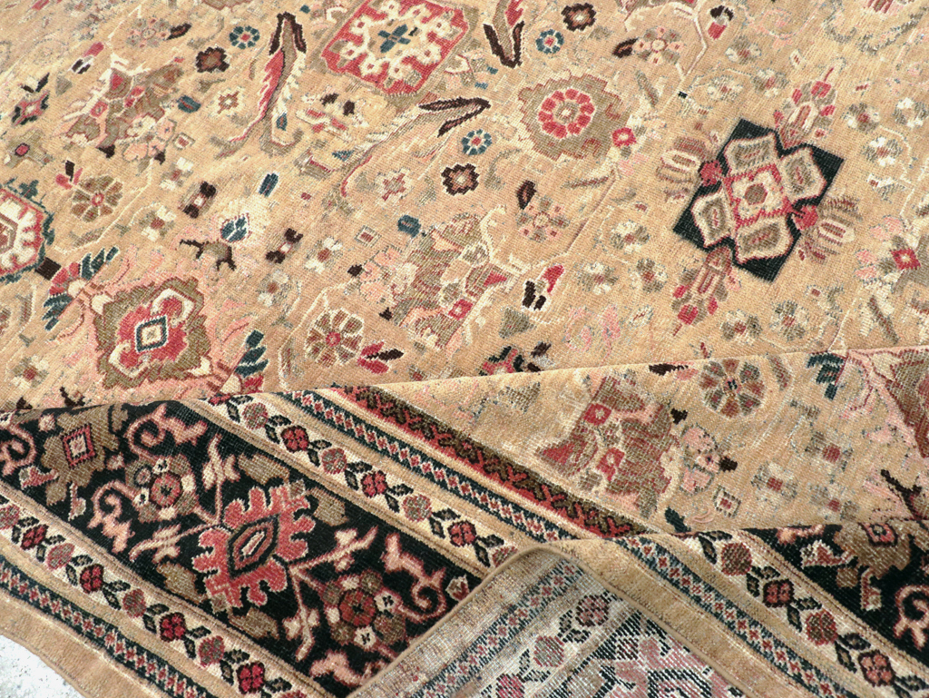 Antique Persian Mahal Room Size Carpet, No.25058 - Gsblank