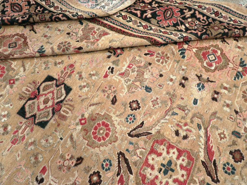 Antique Persian Mahal Room Size Carpet, No.25058 - Gsblank