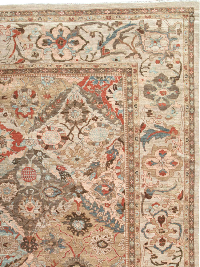 Modern Persian Sultanabad Oversize Carpet, No.25072 - Gsblank