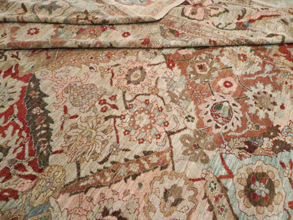 Modern Persian Sultanabad Oversize Carpet, No.25072 - Gsblank