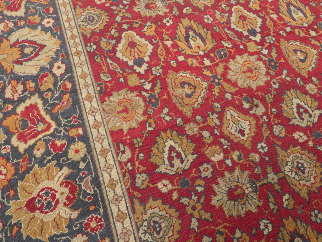 Antique Indian Lahore Carpet, No.25075 - Gsblank