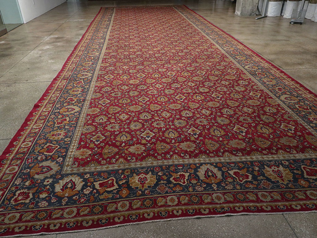 Antique Indian Lahore Carpet, No.25075 - Gsblank