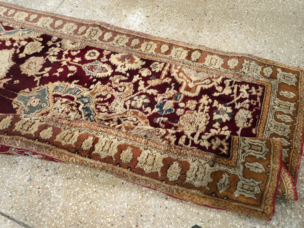 Antique Indian Agra Runner, No.25076 - Gsblank