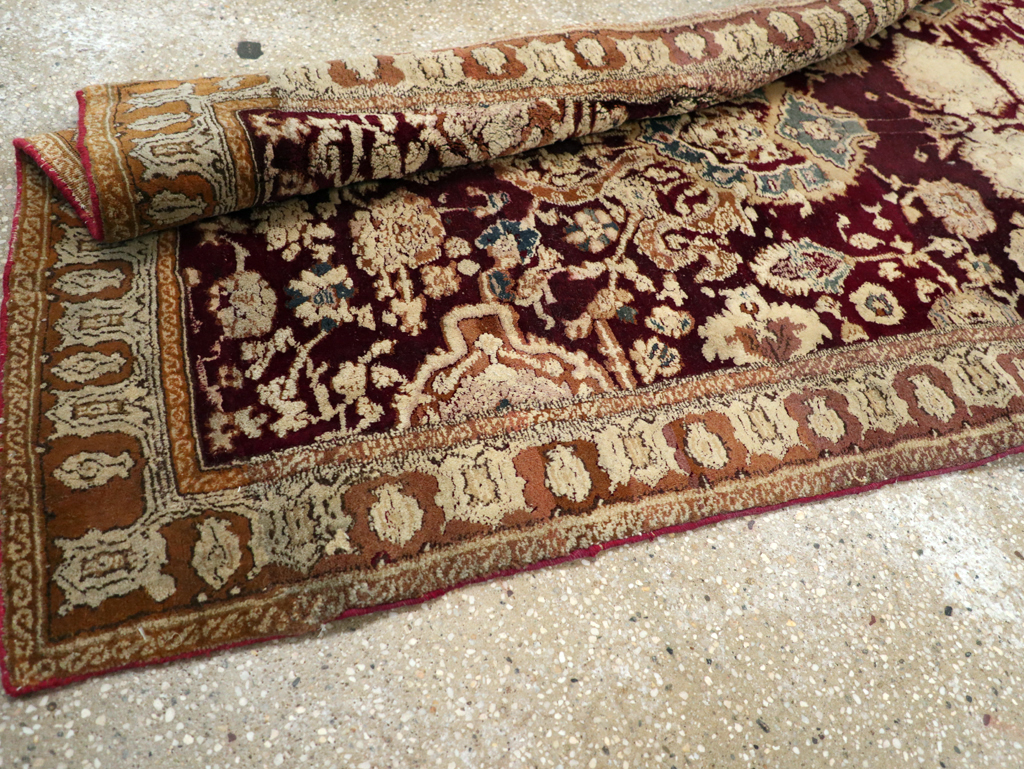 Antique Indian Agra Runner, No.25076 - Gsblank