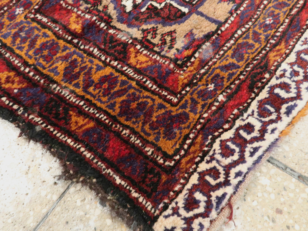 Vintage Persian Baluch Saddlebag (Khorjin), No.25077 - Gsblank