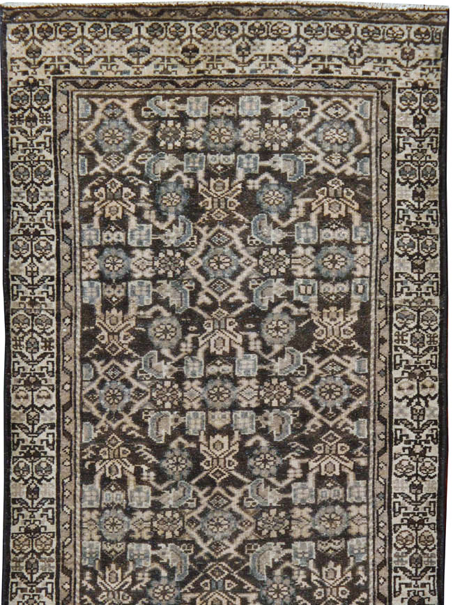 Vintage Persian Malayer Runner, No.25080 - Gsblank