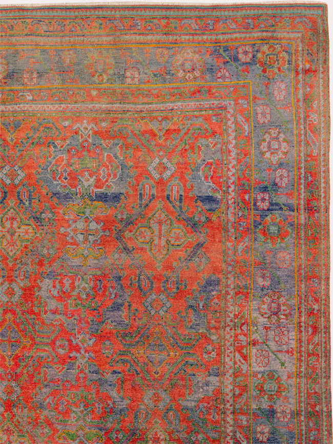 Antique Turkish Oushak Carpet, No.25099 - Gsblank