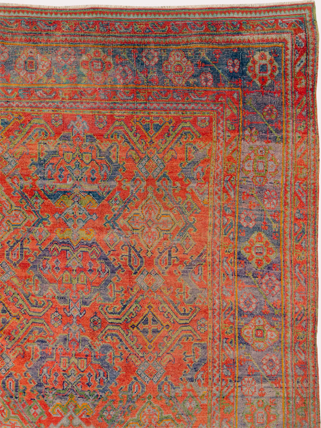 Antique Turkish Oushak Carpet, No.25099 - Gsblank