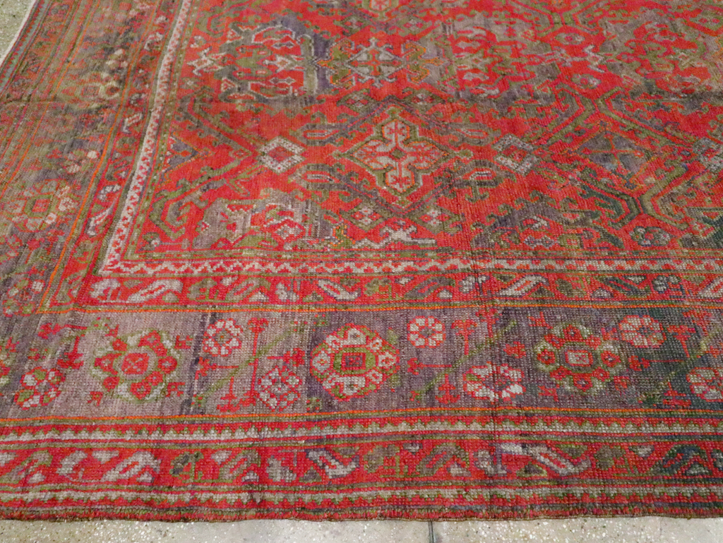Antique Turkish Oushak Carpet, No.25099 - Gsblank