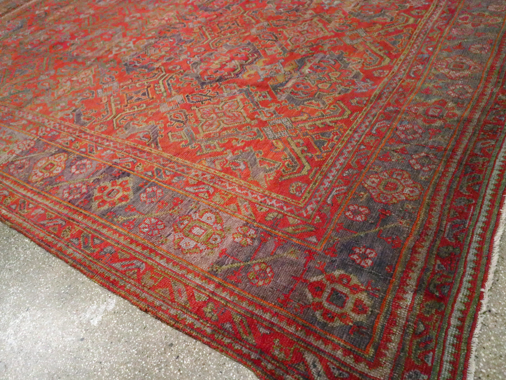 Antique Turkish Oushak Carpet, No.25099 - Gsblank