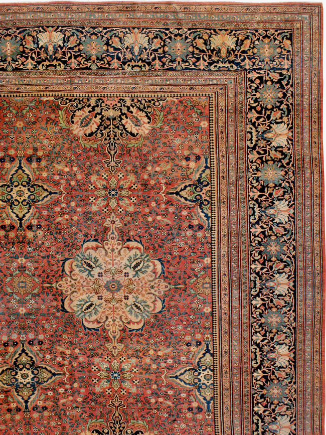 Antique Persian Sarouk Fereghan Oversize Carpet, No.25100 - Gsblank