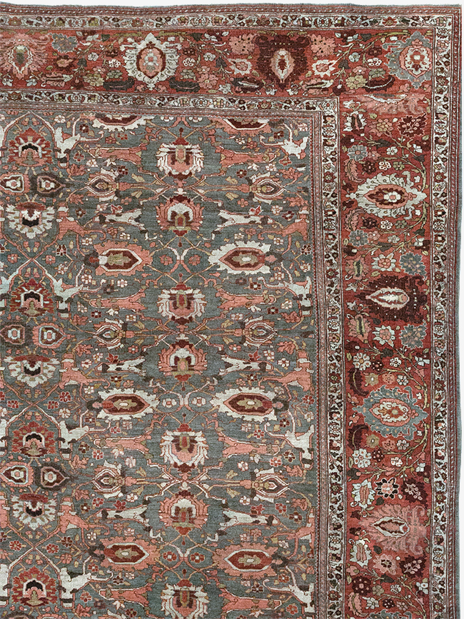 Antique Persian Bidjar Oversize Carpet, No.25101 - Gsblank
