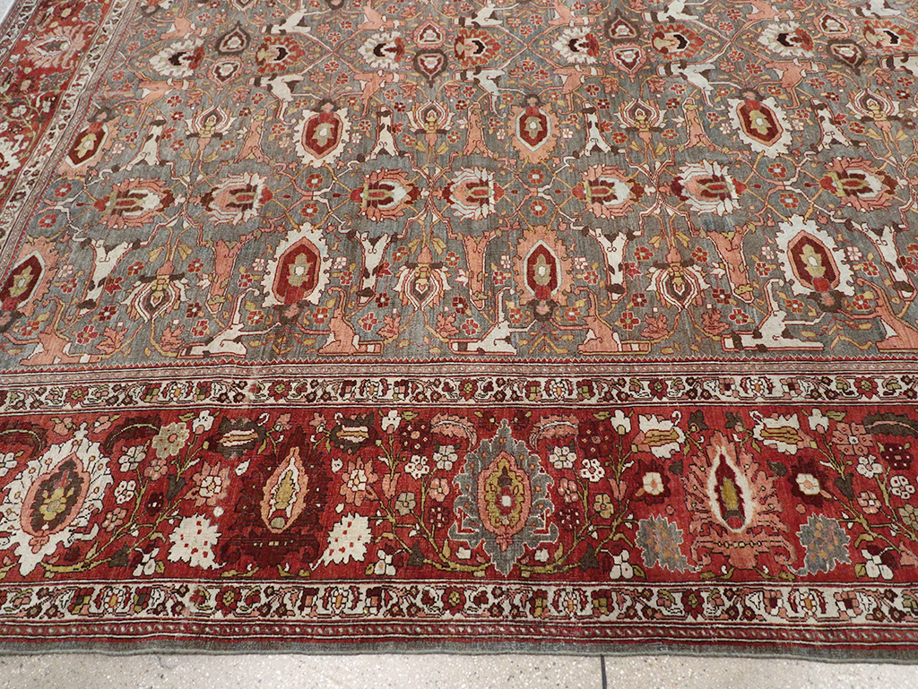 Antique Persian Bidjar Oversize Carpet, No.25101 - Gsblank