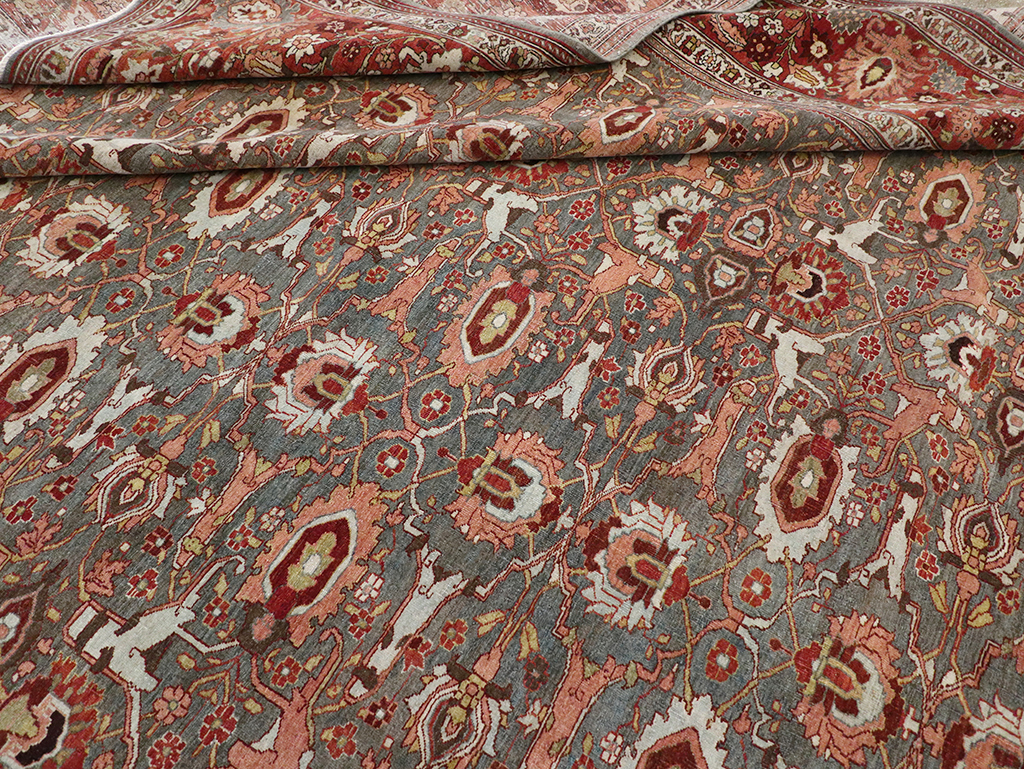 Antique Persian Bidjar Oversize Carpet, No.25101 - Gsblank