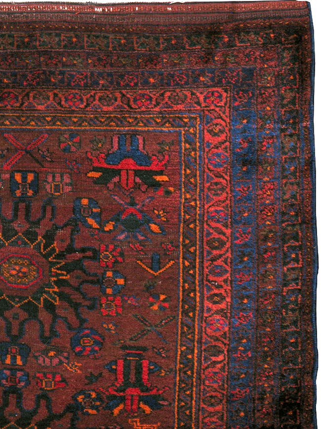 Vintage Persian Baluch Rug, No.25108 - Gsblank