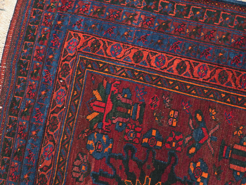 Vintage Persian Baluch Rug, No.25108 - Gsblank