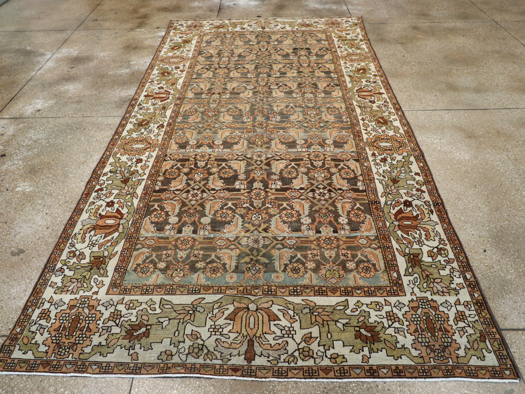 Vintage Persian Malayer Gallery Carpet, No.25115 - Gsblank