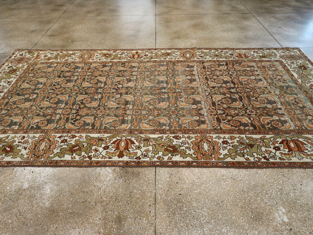 Vintage Persian Malayer Gallery Carpet, No.25115 - Gsblank
