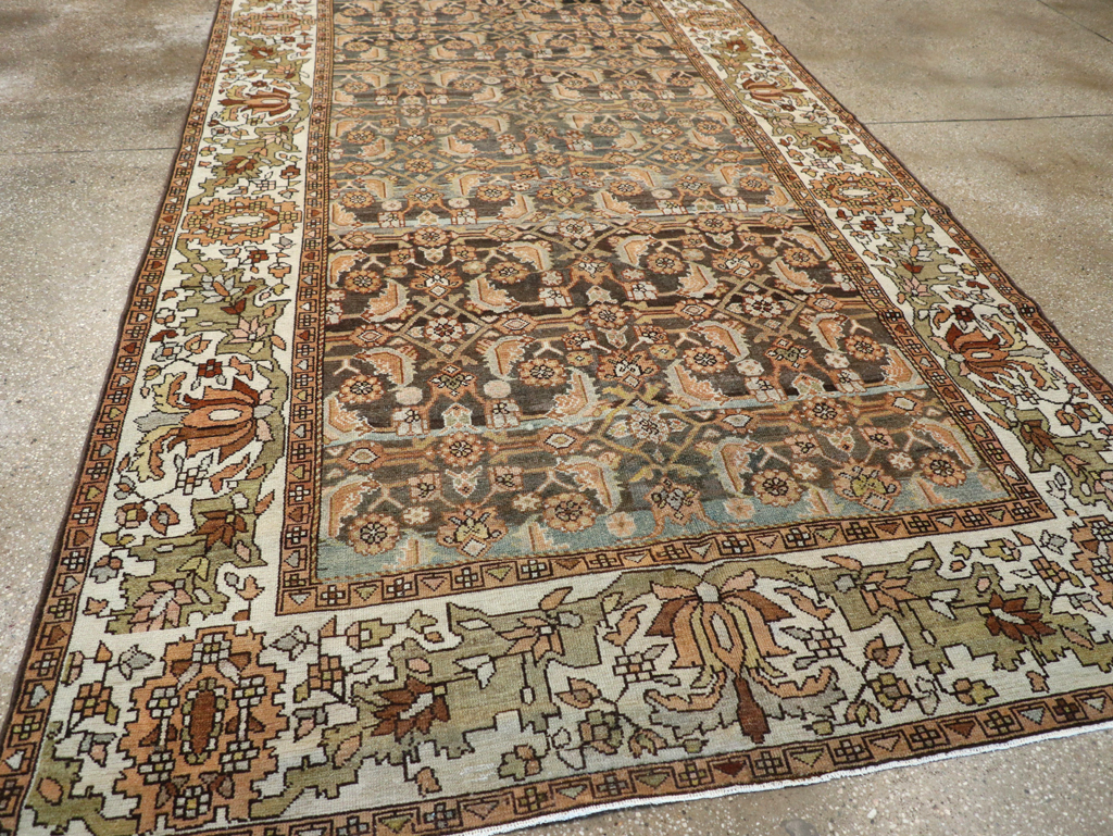 Vintage Persian Malayer Gallery Carpet, No.25115 - Gsblank
