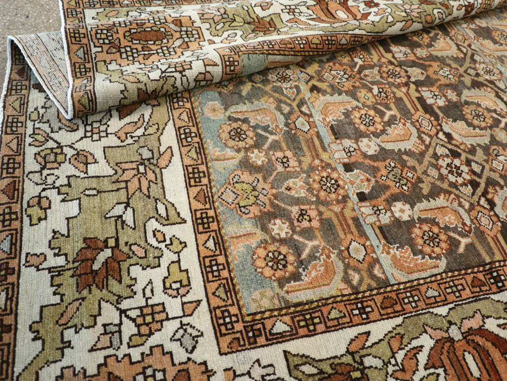 Vintage Persian Malayer Gallery Carpet, No.25115 - Gsblank