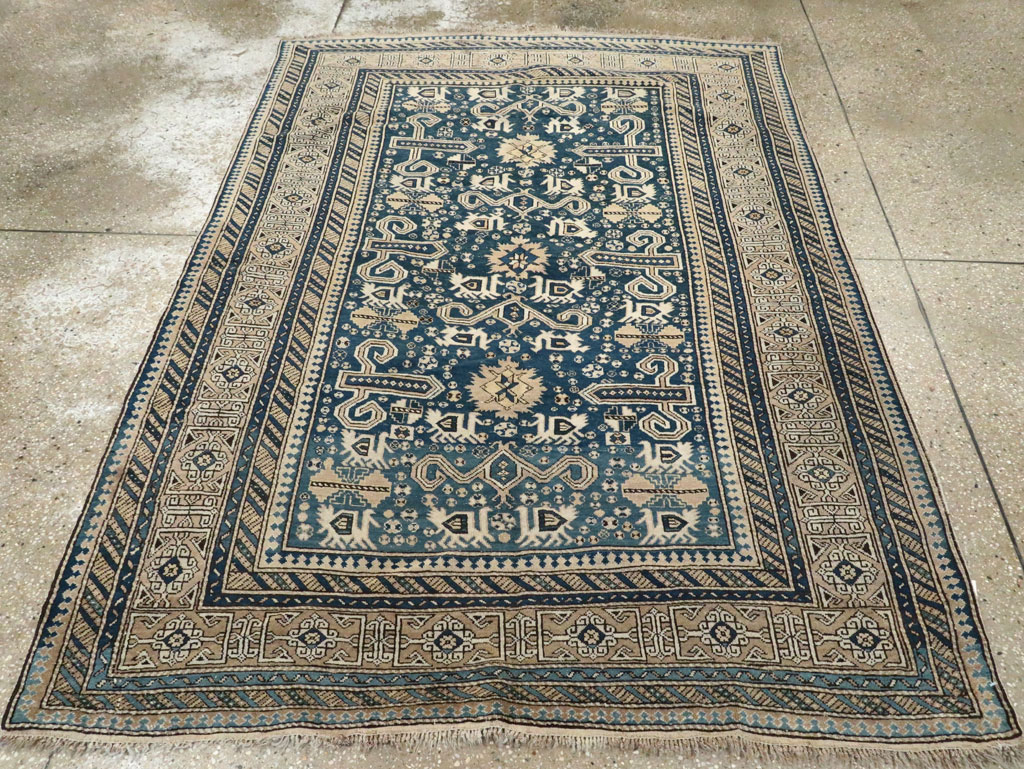 Antique Caucasian Perpedil Rug, No.25117 - Gsblank