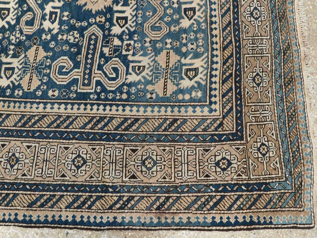 Antique Caucasian Perpedil Rug, No.25117 - Gsblank
